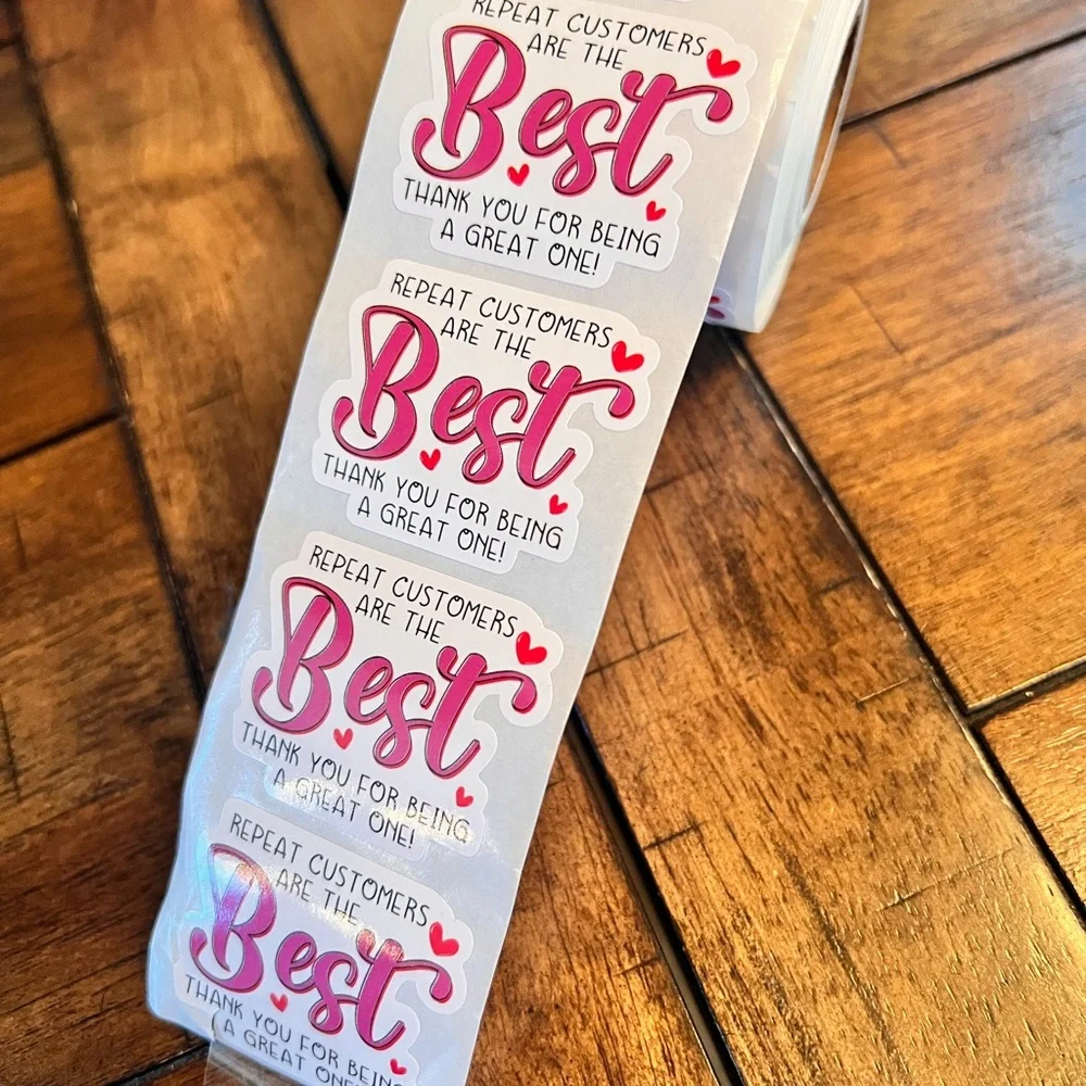 50pcs🌟 Repeat Customers are the Best Mailing Stickers